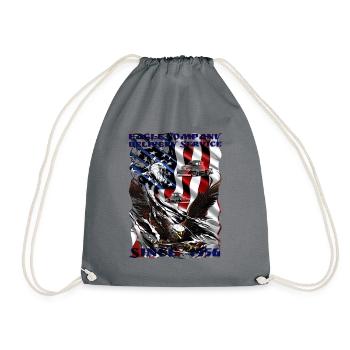 Supplier employees with a V8 Truck Adler - Drawstring Bag - grey - Front