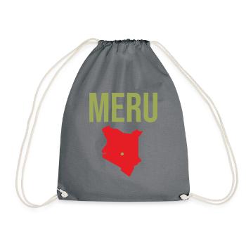 Souvenir Meru Rouge Vert - Sac de sport léger - gris - Devant