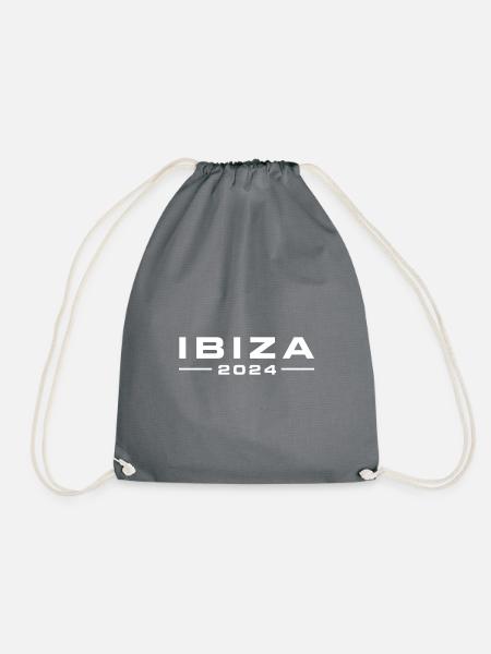 Ibiza 2024 - Turnbeutel - Grau