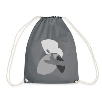 Kayaking Water Sports Rowing - Drawstring Bag - grey - Front