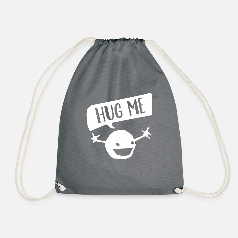 Hug Me - Turnbeutel - Grau