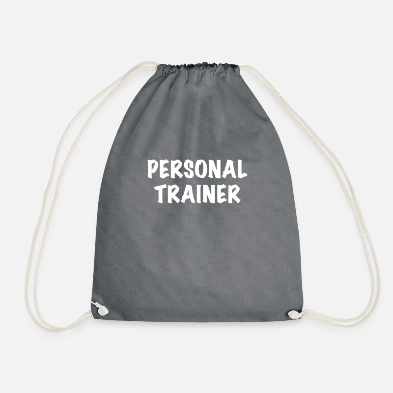 Personal Trainer - Turnbeutel - Grau