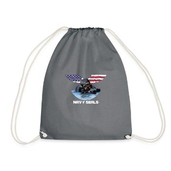 Cadeau de soldat Sniper Navy Seals - Sac de sport léger - gris - Devant