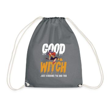 Bonne sorcière - Sac de sport léger - gris - Devant
