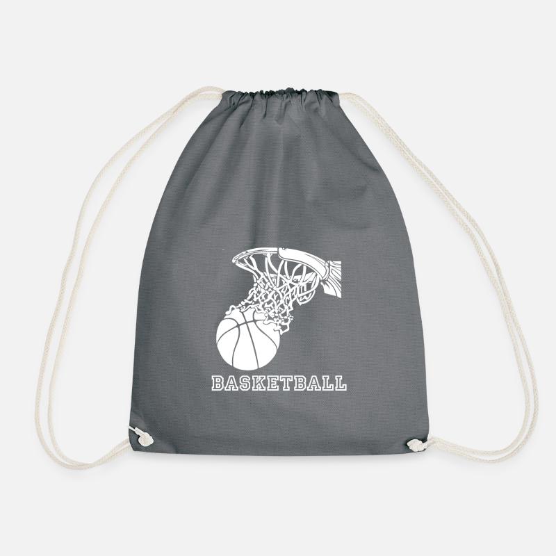 Basketball - Turnbeutel - Grau