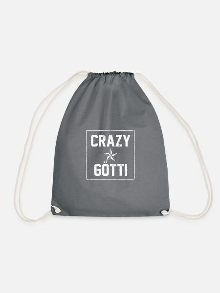 crazy goetti Kopie - Turnbeutel - Grau