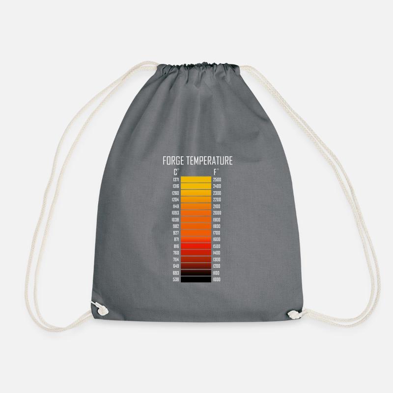Schmied Schmiede Handwerker Hufschmied Geschenk - Turnbeutel - Grau