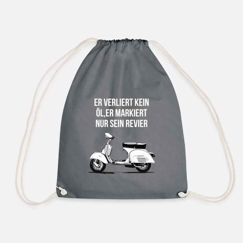 Motorroller Tuning - Turnbeutel - Grau