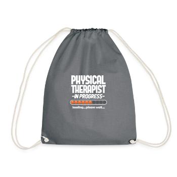 Physiothérapeute Médecine Physique Cadeau Physio - Sac de sport léger - gris - Devant
