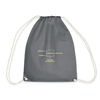 Engineering Sarcasm By-product - Sac de sport léger - gris - Devant
