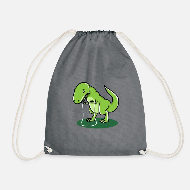 Trex Springseil Sport Training Geschenk - Turnbeutel - Grau