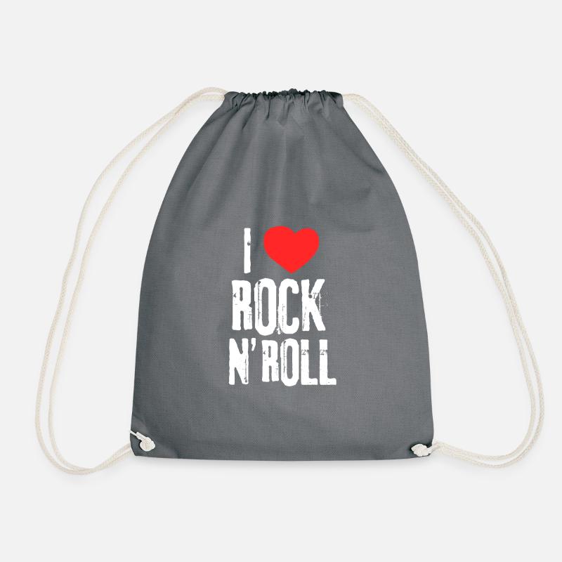 Rock And Roll - Turnbeutel - Grau