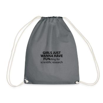 Girls Wanna Have Funding - Sac de sport léger - gris - Devant