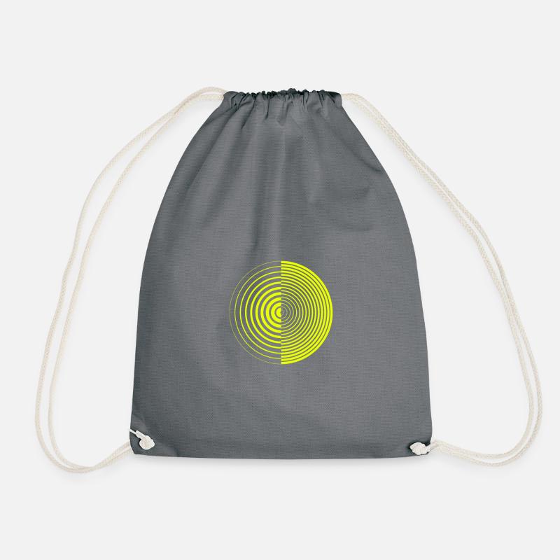 Geometrie - Turnbeutel - Grau