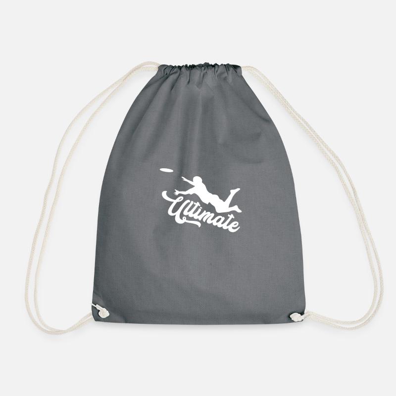 Ultimate Frisbee - Drawstring Bag - grey