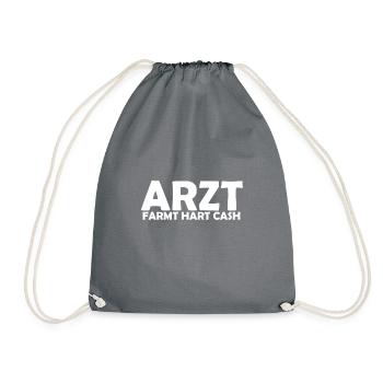 Arzt Doktor Medizinstudent Mediziner - Turnbeutel - Grau - Vorne