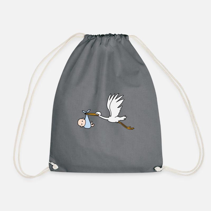Bébé cigogne - Sac de sport léger - gris