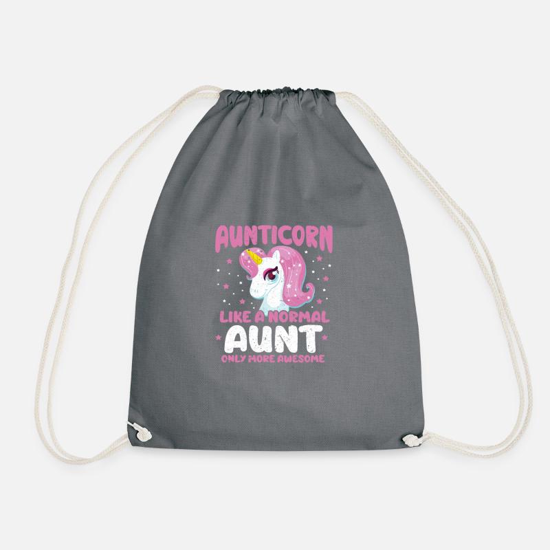 Tante - Turnbeutel - Grau