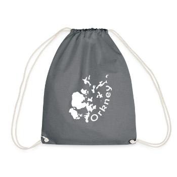 Orkney Islands Scotland - Drawstring Bag - grey - Front