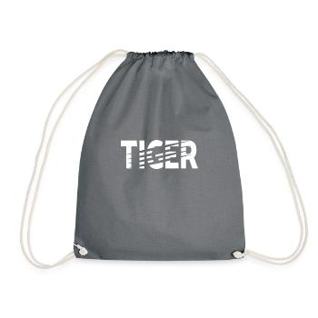 TIGER - Turnbeutel - Grau - Vorne