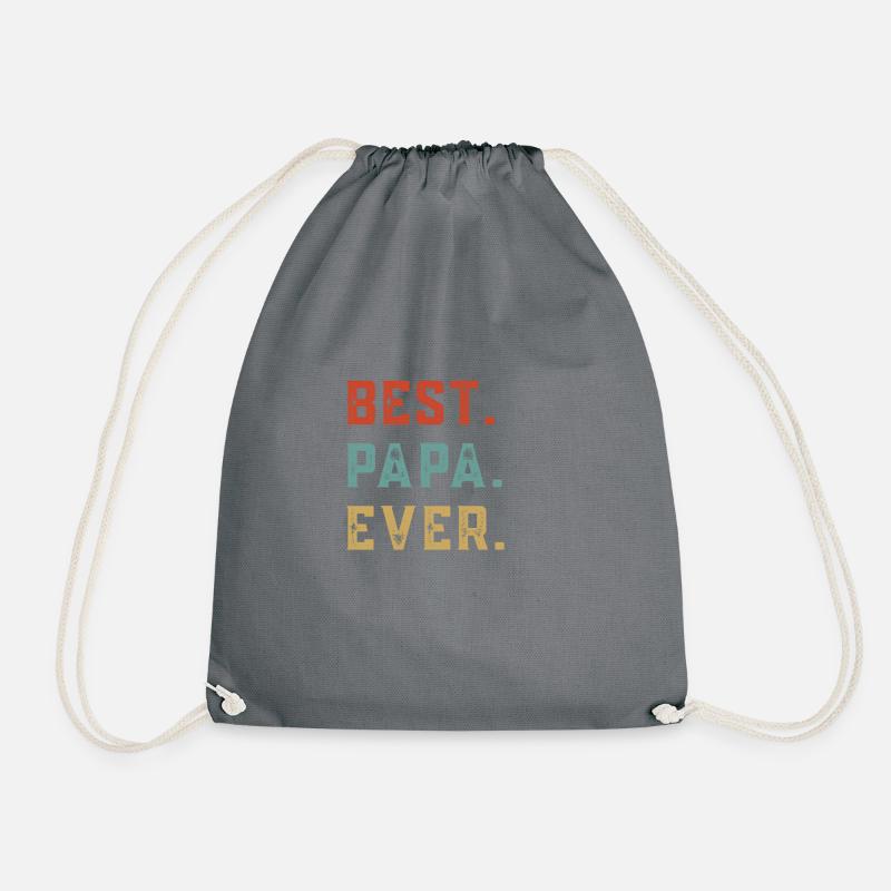 Best Dad. Ever. - Drawstring Bag - grey