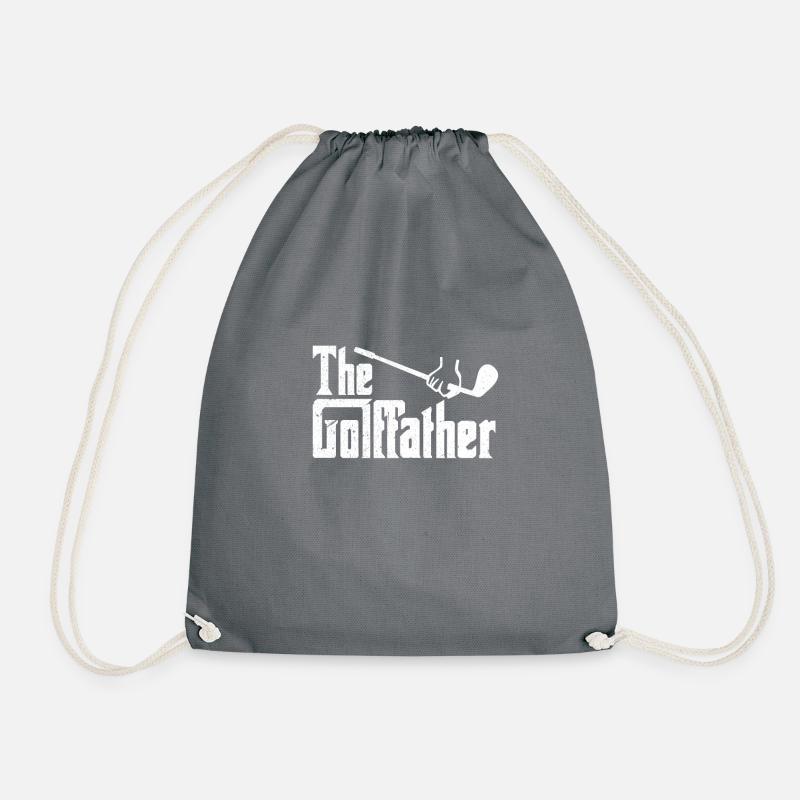 Golf Vater - Turnbeutel - Grau