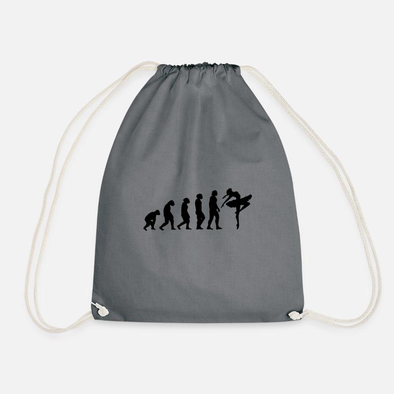 ballet - Drawstring Bag - grey