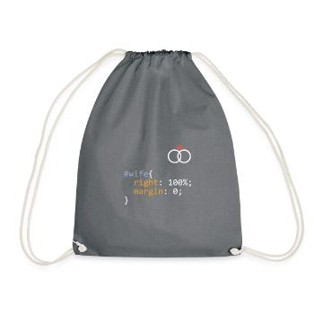 CSS #wife right 100 - Sac de sport léger - gris - Devant