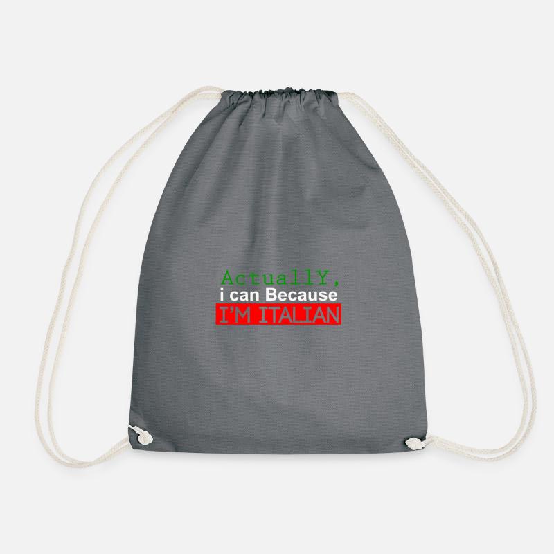 Italiener - Turnbeutel - Grau