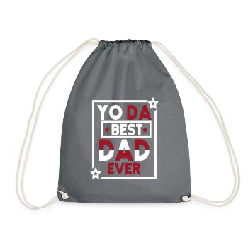 Meilleur papa jamais - Sac de sport léger - gris - Devant