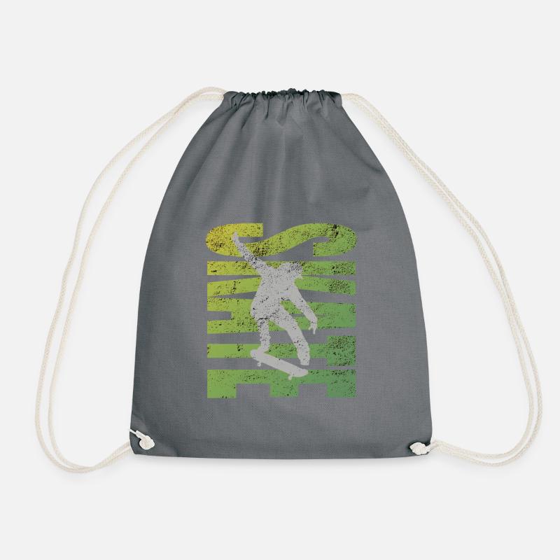 Skater Skate - Turnbeutel - Grau