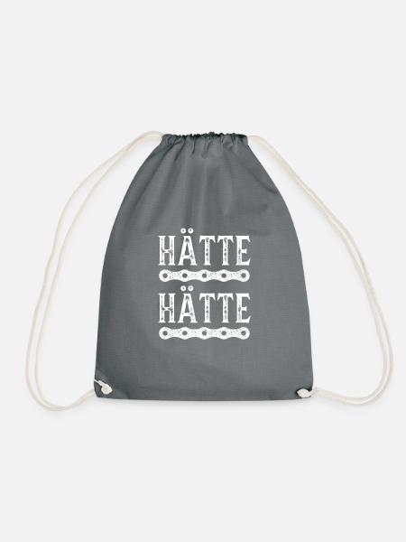 Hätte Hätte Fahrradkette - Turnbeutel - Grau