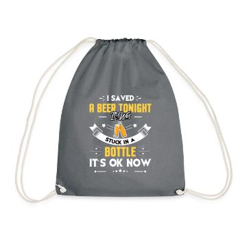 Bière, Bière, Bière - Sac de sport léger - gris - Devant