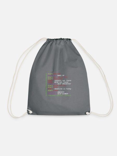 Monday Programmer - Sac de sport léger - gris