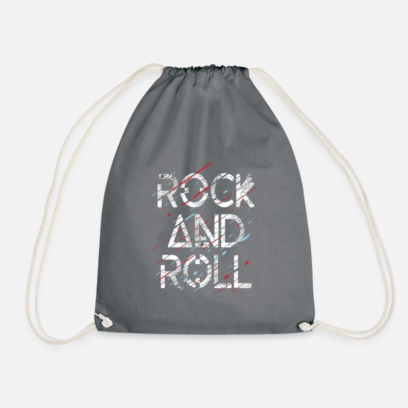 ROCK AND ROLL - Sac de sport léger - gris