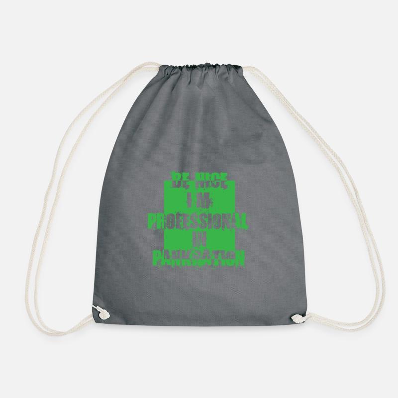 Pancreas Professional - Drawstring Bag - grey