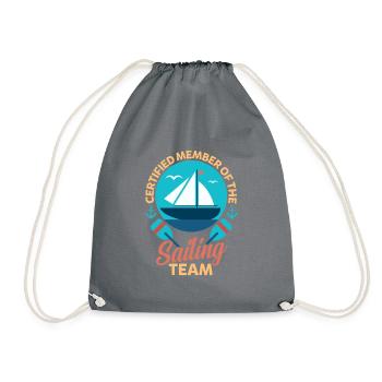 Équipe de voile - Sac de sport léger - gris - Devant