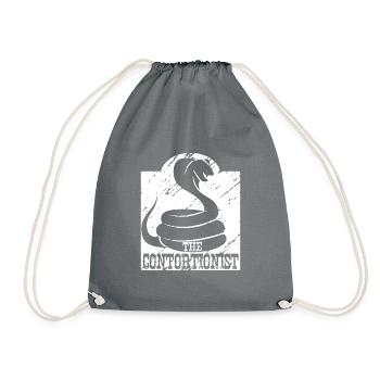 Contortionist - Drawstring Bag - grey - Front