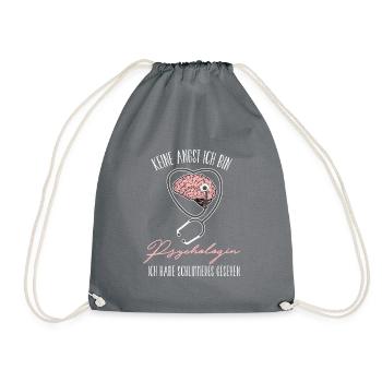 Psychologue Psychologue Psychologue Psychiatre - Sac de sport léger - gris - Devant