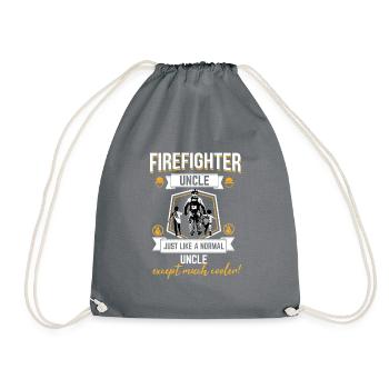Don de service d'incendie d'oncle - Sac de sport léger - gris - Devant