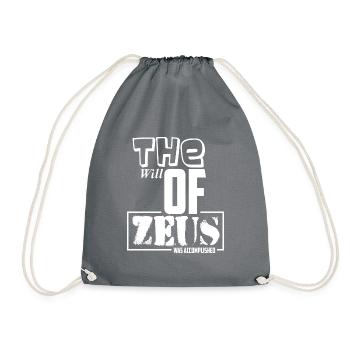 Zeus Dieu Grec mythologie Dicton - Sac de sport léger - gris - Devant