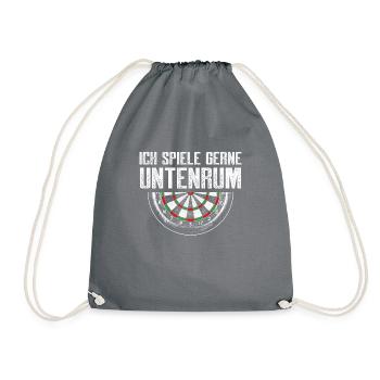 Fléchettes fléchettes a osé le jeu de fléchettes en disant cadeau - Sac de sport léger - gris - Devant