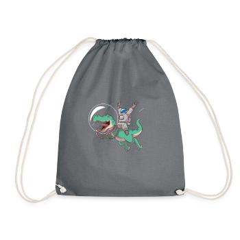 L'astronaute monte T Rex Dinosauier Astro Dino - Sac de sport léger - gris - Devant