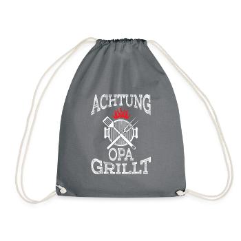 Opa - Turnbeutel - Grau - Vorne
