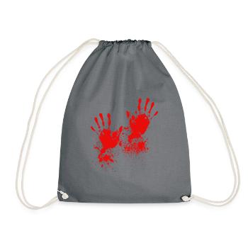 Mains sanglantes mains sanglantes sang - Sac de sport léger - gris - Devant