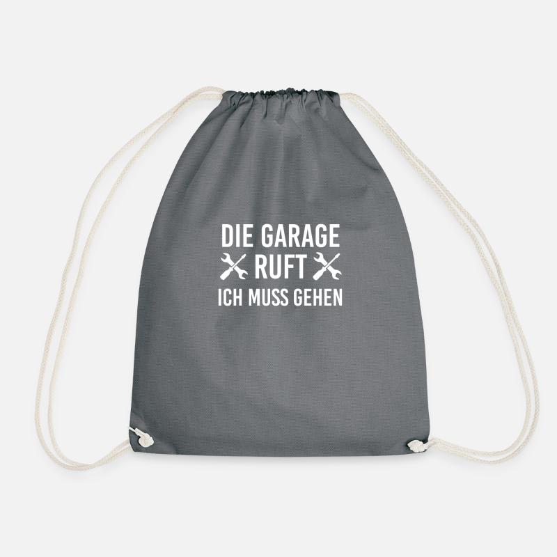 auto - Turnbeutel - Grau