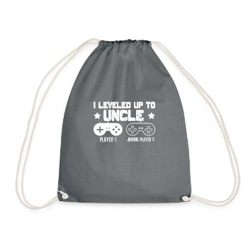 Égalisé avec l'oncle - Sac de sport léger - gris - Devant