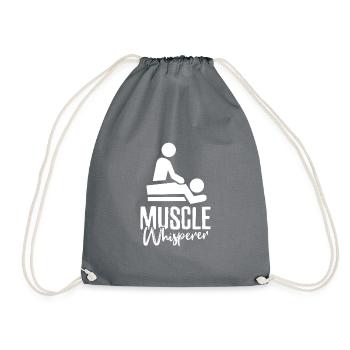 Muscle massage Whisperer - Sac de sport léger - gris - Devant
