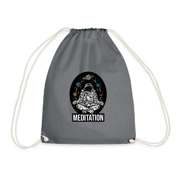 Astronaute Univers Espace Cosmos Voie Lactée - Sac de sport léger - gris - Devant