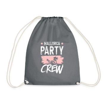 Mallorca Party Crew - Turnbeutel - Grau - Vorne